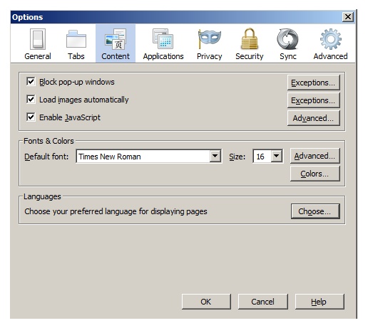 Configurar el idioma de visualización para Web Adaptor en Firefox